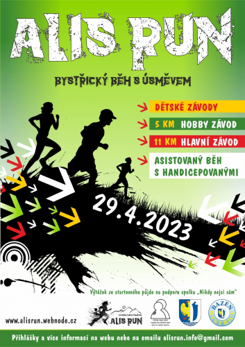 ALIS RUN: BYSTŘICKÝ BĚH S ÚSMĚVEM