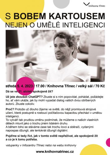Knihovna Třinec - S Bobem Kartousem nejen o umělé inteligenci