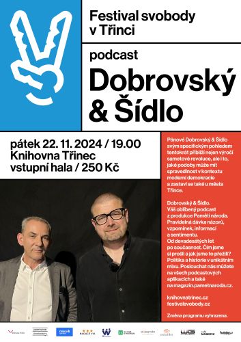 Dobrovský & Šídlo na Festivalu svobody Třinec 2024 - Vyprodáno, děkujeme