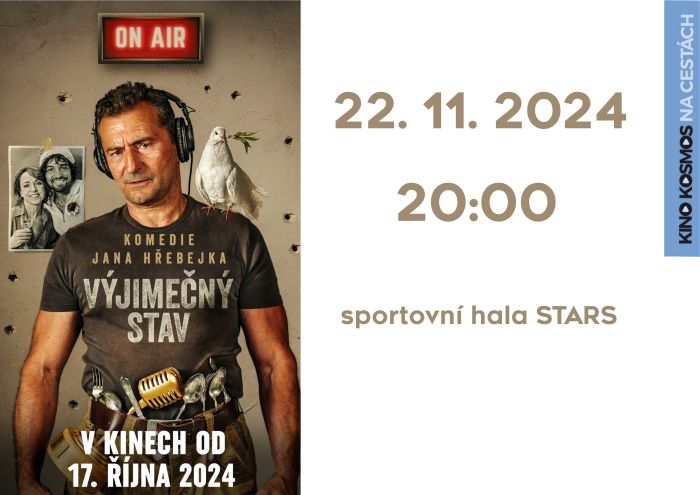 Výjimečná komedie s Ondřejem Vetchým ve sportovní hale STARS