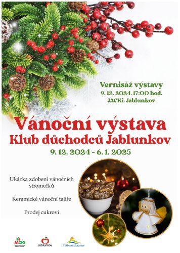 Vánoční výstava klubu důchodců Jablunkov