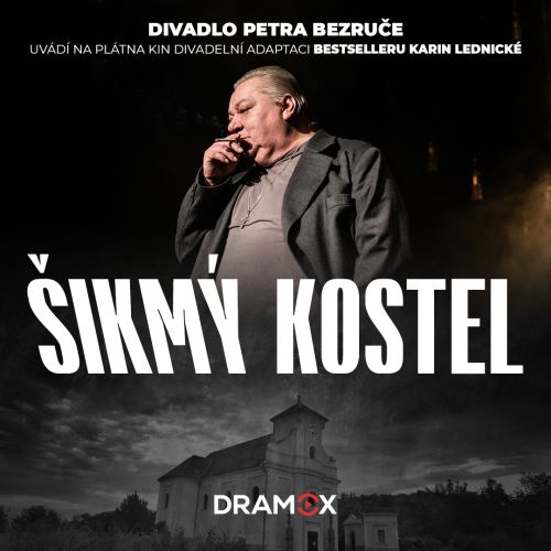 Divadelní představení Šikmý kostel na plátně - Kino Kosmos na cestách.