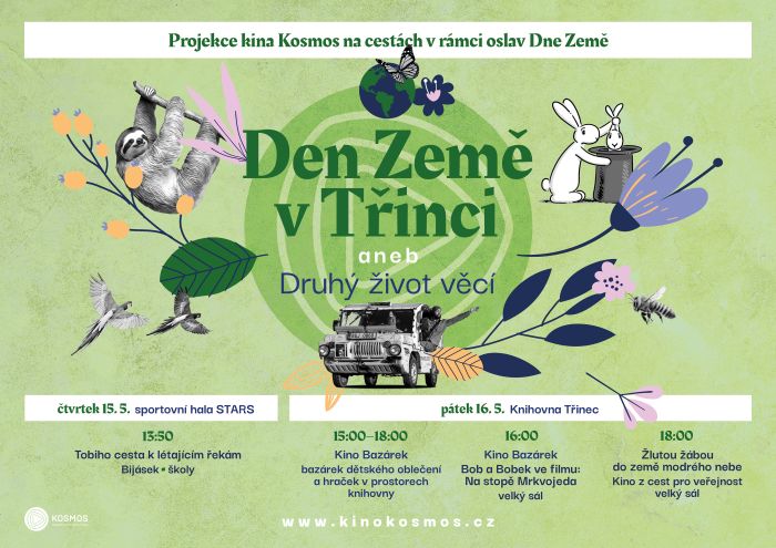 Kino Kosmos na cestách v rámci oslav Dne Země