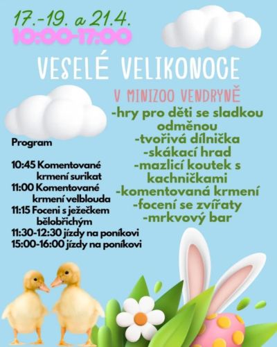 Veselé Velikonoce v minizoo Vendryně