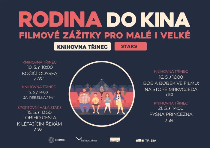 Projekce pro děti - kino Kosmos na cestách