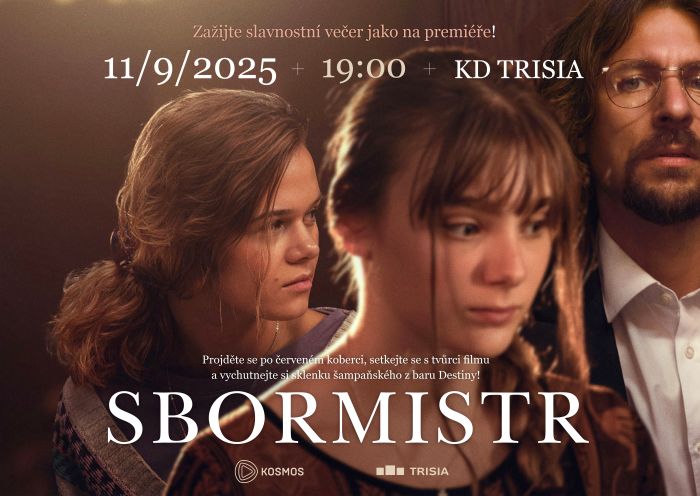 Film SBORMISTR v divadelním sále KD Trisia