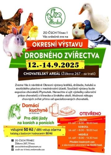 Okresní výstava drobného zvířectva
