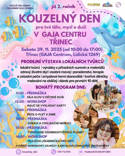 Kouzelný den pro tvé tělo, mysl a duši v Gaja centru Třinec