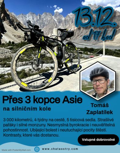 Přes 3 kopce Asie na silničním kole