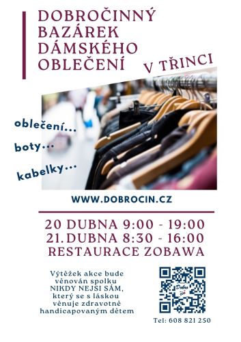 Dobročinný bazar dámského oblečení