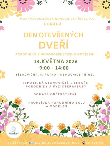 Den otevřených dveří  porodního a novorozeneckého oddělení
