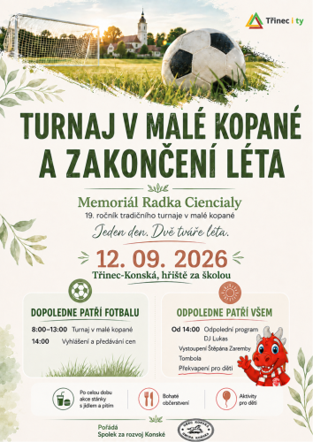 Turnaj v malé kopané a zakončení léta